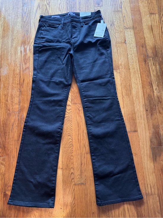 NYDJ Denim - NYDJ Black Bootcut Jeans - Sleek Stretch Wide Leg